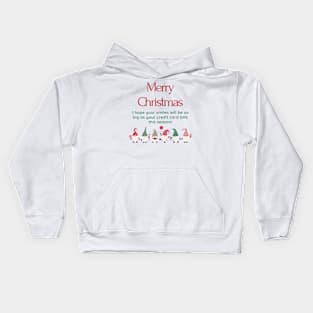 Christmas Smiles Kids Hoodie